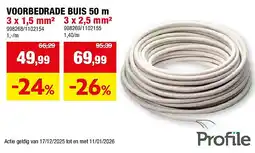 Hubo VOORBEDRADE BUIS 50 m aanbieding