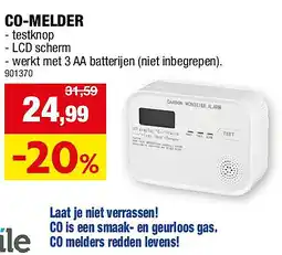 Hubo CO-MELDER aanbieding