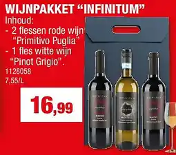 Hubo WIJNPAKKET “INFINITUM” aanbieding