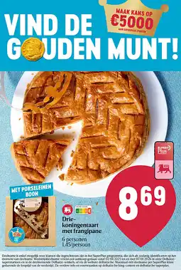 Delhaize Driekoningentaart met frangipane aanbieding