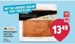 Delhaize Driekoningentaart met chocolade aanbieding