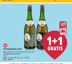 Delhaize Normandische cider aanbieding