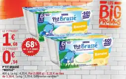 E.Leclerc P'tit brassé nestle aanbieding