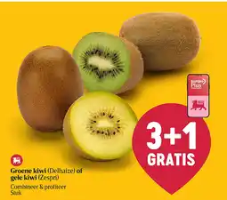 Delhaize Groene kiwi (Delhaize) of gele kiwi (Zespri) aanbieding