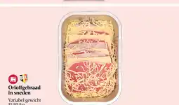 Delhaize Orloffgebraad in sneden aanbieding