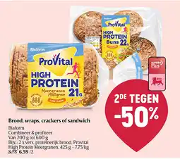 Delhaize Brood, wraps, crackers of sandwich aanbieding
