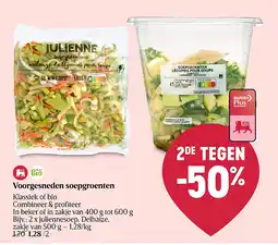 Delhaize Voorgesneden soepgroenten aanbieding
