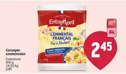 Delhaize Geraspte emmentaler aanbieding
