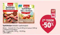 Delhaize Spekblokjes aanbieding