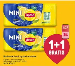 Delhaize Bruisende drank op basis van thee aanbieding