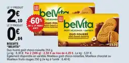E.Leclerc Biscuits belvita aanbieding
