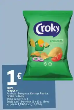 E.Leclerc Chips crocky aanbieding