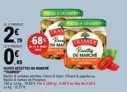 E.Leclerc Olives recettes du marché tramier aanbieding