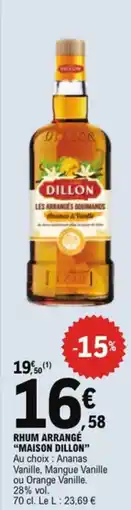 E.Leclerc Rhum arrangé maison dillon aanbieding