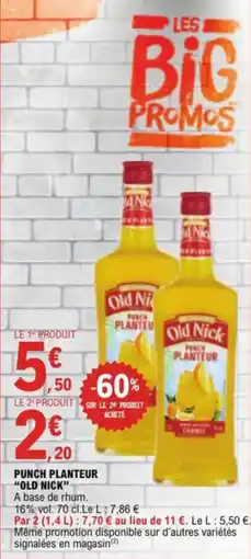 E.Leclerc Punch planteur old nick aanbieding