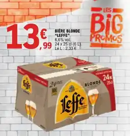 E.Leclerc Bière blonde leffe aanbieding