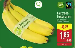 ALDI Fairtrade biobananen aanbieding