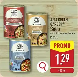 ALDI Asia green garden soep aanbieding
