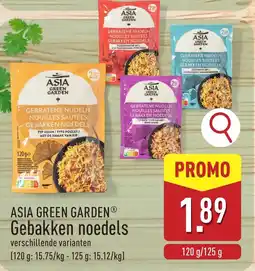 ALDI Asia green garden gebakken noedels aanbieding