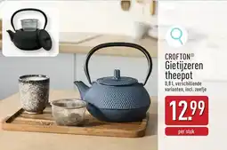 ALDI Crofton gietijzeren theepot aanbieding