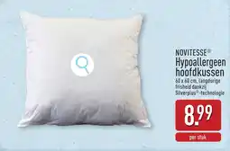 ALDI Novitesse hypoallergeen hoofdkussen aanbieding