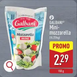 ALDI Galbani mini mozzarella aanbieding