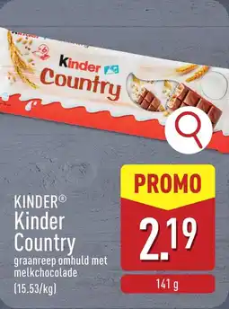 ALDI Kinder kinder country aanbieding