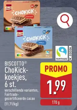 ALDI Biscotto chokick koekjes aanbieding