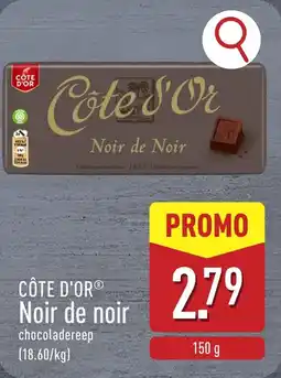 ALDI Côte d'or noir de noir aanbieding