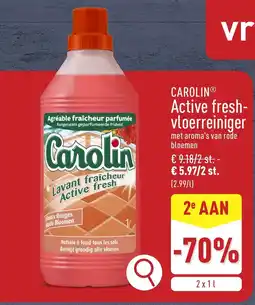 ALDI Carolin active fresh vloerreiniger aanbieding