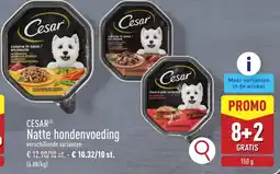 ALDI Cesar natte hondenvoeding aanbieding