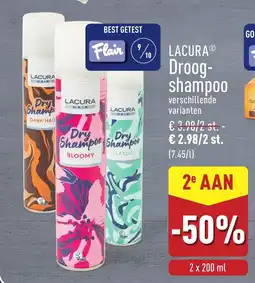 ALDI Lacura droog shampoo aanbieding