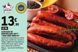E.Leclerc Saucisses de montbéliard igp jean-louis amiotte aanbieding