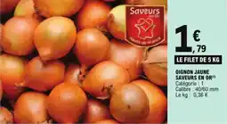 E.Leclerc Oignon jaune saveurs en or aanbieding