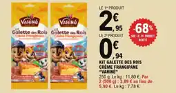 E.Leclerc Kit galette des rois crème frangipane vahiné aanbieding