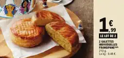 E.Leclerc 2 galettes individuelles frangipane aanbieding