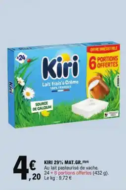 E.Leclerc Kiri 29% mat.gr. aanbieding