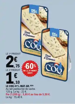 E.Leclerc Le coq 41% mat.gr. aanbieding