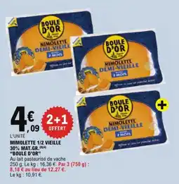 E.Leclerc Mimolette 1/2 vieille 30% mat.gr. boule d'or aanbieding