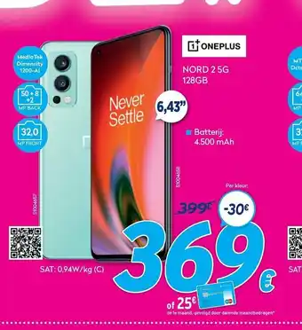 Oneplus Nord 2 5G 128GB 6,43