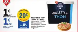 E.Leclerc Rillettes de thon ronde des mers aanbieding