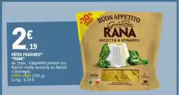 E.Leclerc Pâtes fraîches rana aanbieding