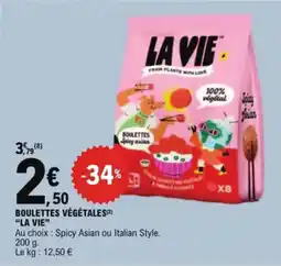 E.Leclerc Boulettes végétales la vie aanbieding
