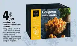 E.Leclerc Gougères aux fromages surgelées erhard aanbieding