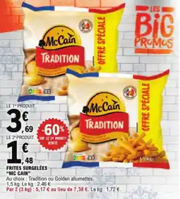 E.Leclerc Frites surgelées mc cain aanbieding