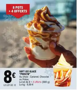 E.Leclerc Soft ice glacé persyn aanbieding