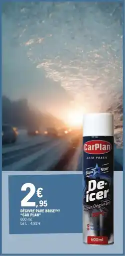 E.Leclerc Dégivre pare brise car plan aanbieding