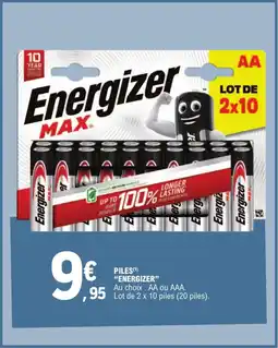 E.Leclerc Piles energizer aanbieding