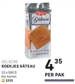 Bidfood Delacre Koekjes Gâteau aanbieding