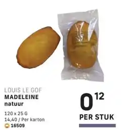 Bidfood Louis Le Gof Madeleine Natuur aanbieding